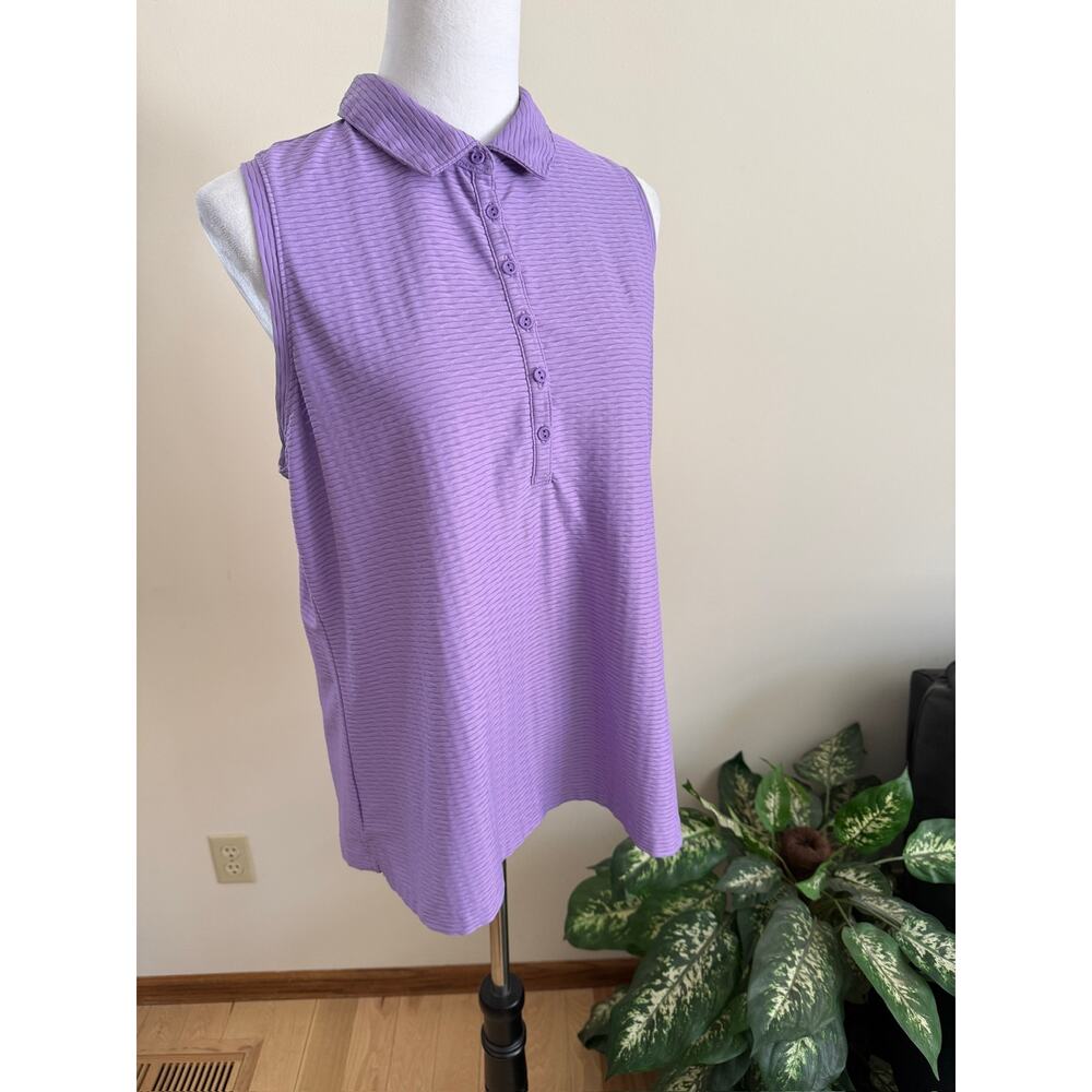 Calia by Carrie Underwood Purple Golf Tank - Picture 5 of 7